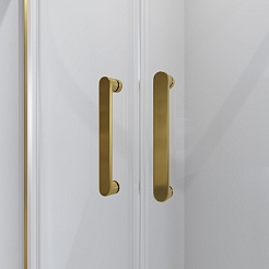 Niagara Душевой уголок Nova 100x100 NG-6407-08 Gold – фотография-3